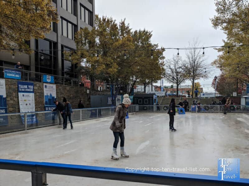 Ice skating in Greenville, South Carolina
