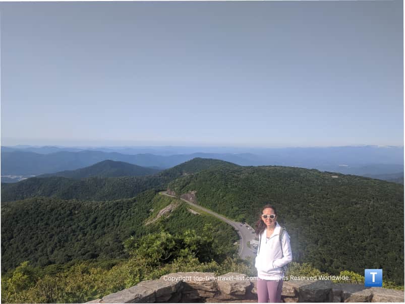 Craggy Gardens overlook on the Blue Ridge Parkway