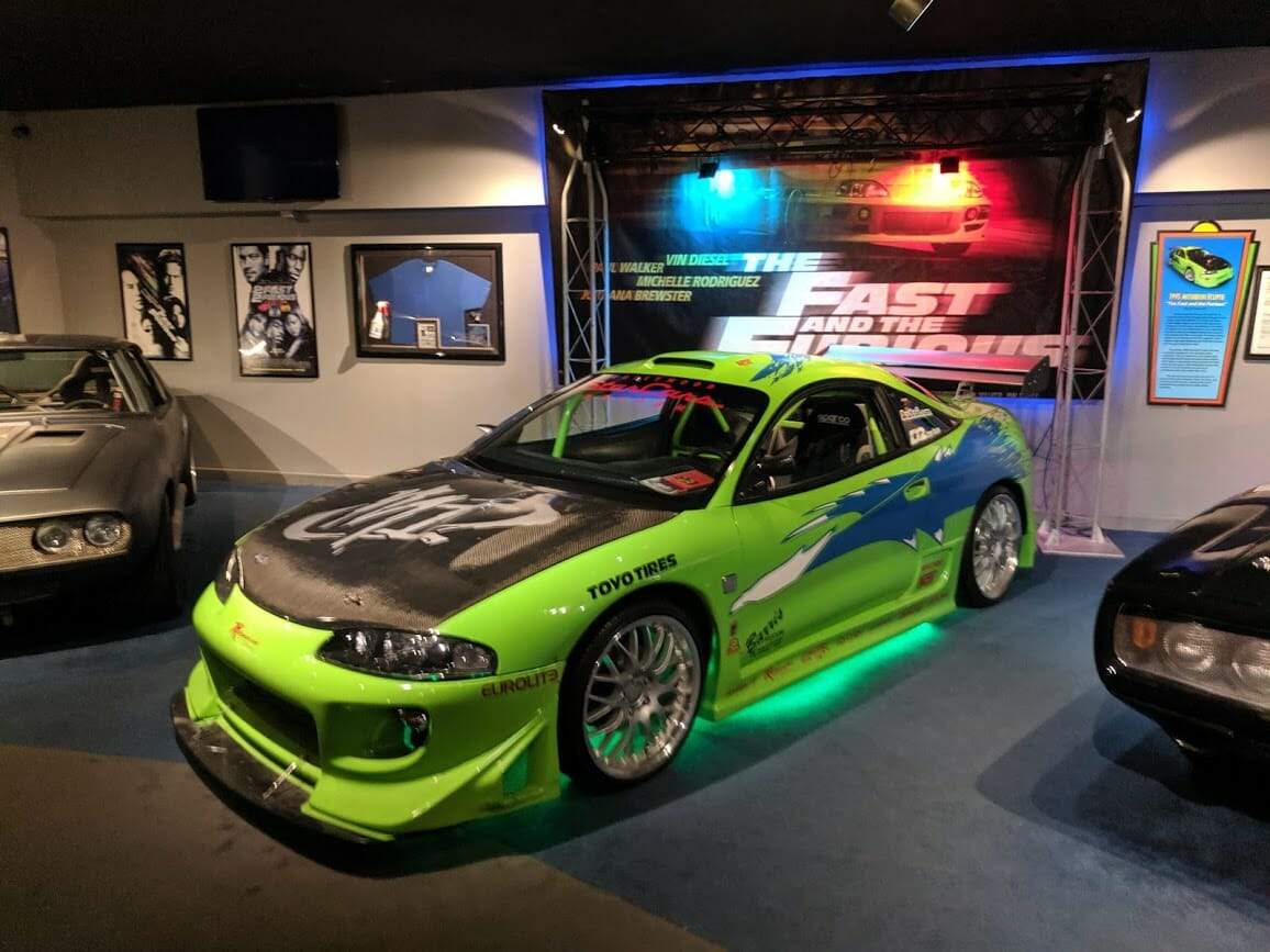 Paul Walker's ride from The Fast and the Furious at the Hollywood Cars Museum in Gatlinburg, Tennessee 