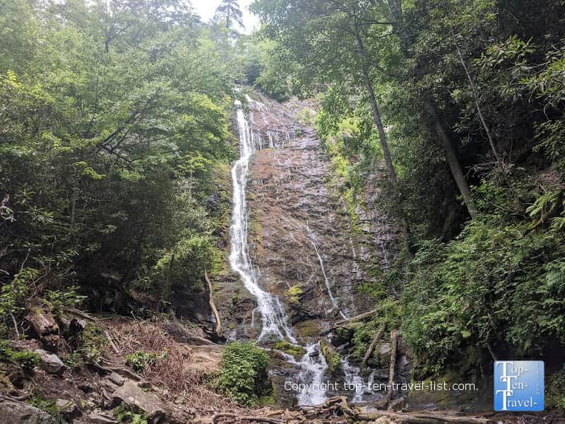 Mingo Falls on the Cherokee Indian Reservation of North Carolina