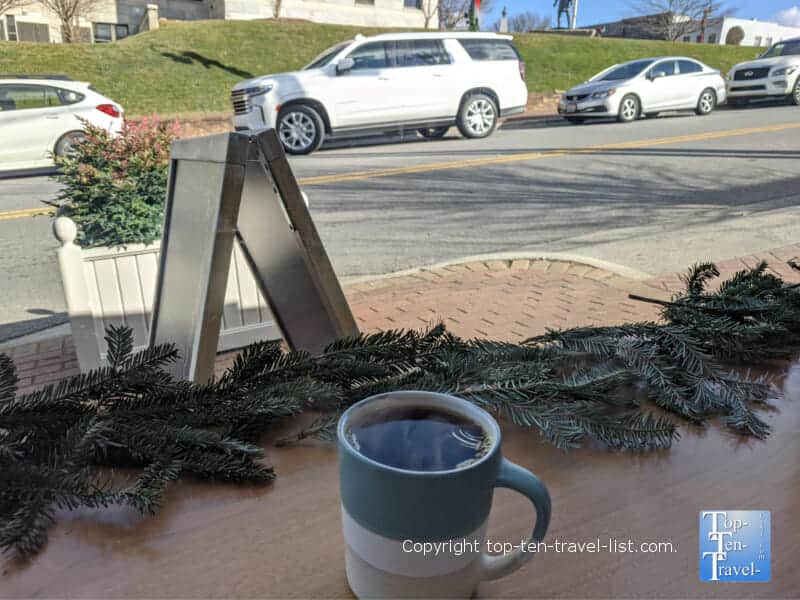 Orchard Coffee on Main Street in Waynesville, North Carolina 