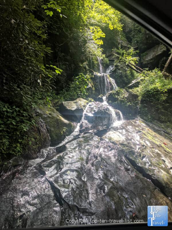 Roaring Fork Motor Nature trail in the Smoky Mountains 