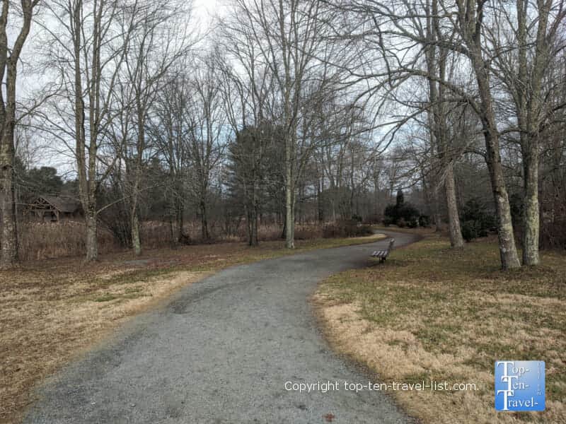 Winter scenery at The Park at Flat Rock in North Carolina 