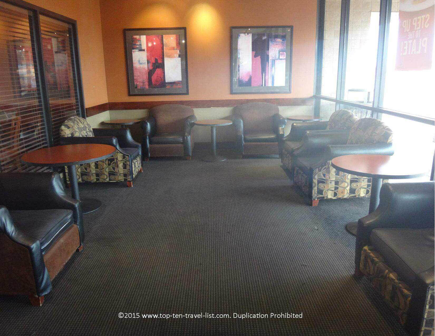 Relaxed vibe at Sertino's Cafe in Beaumont, Texas 