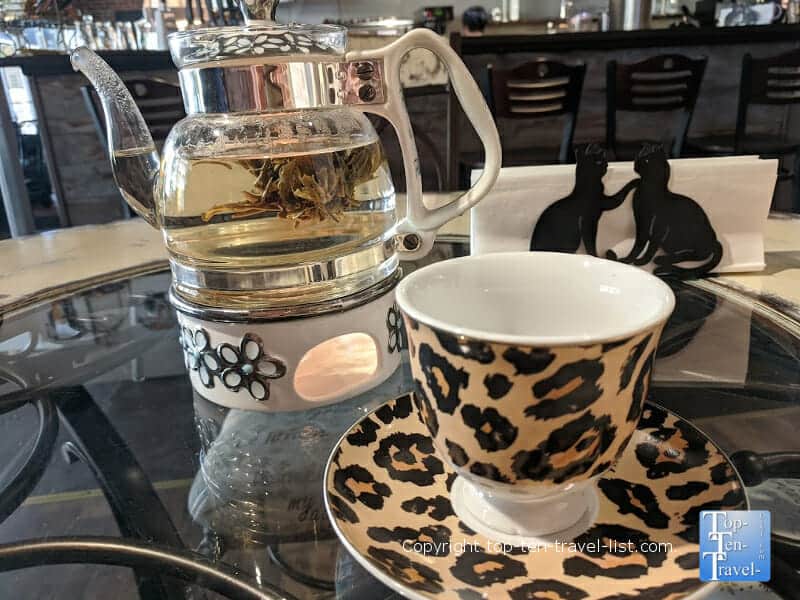 Blooming Tea at Crafty Cats in Greenville, South Carolina