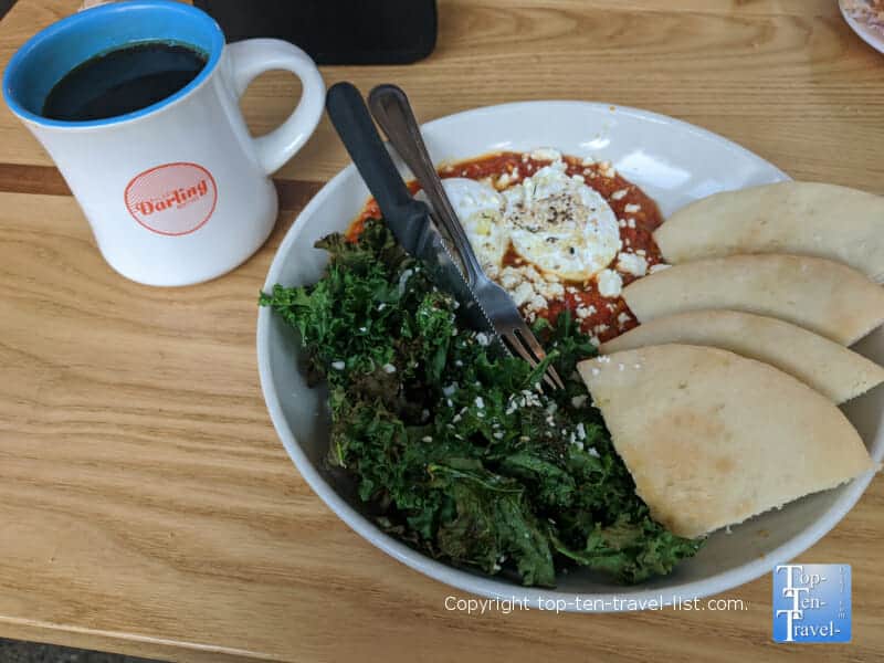 Shakshuka at All DAy Darling in Asheville, NC