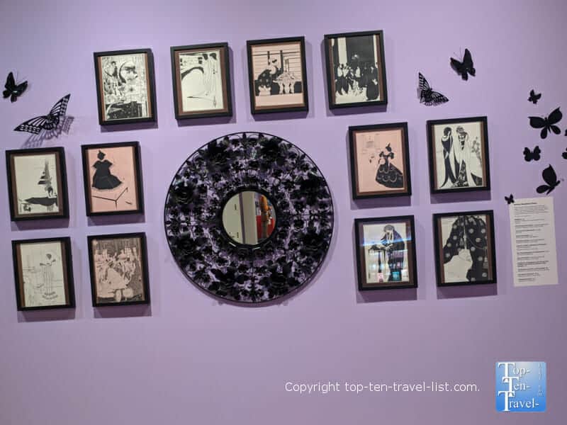 Beautiful artwork at The Mint Museum in Charlotte, North Carolina