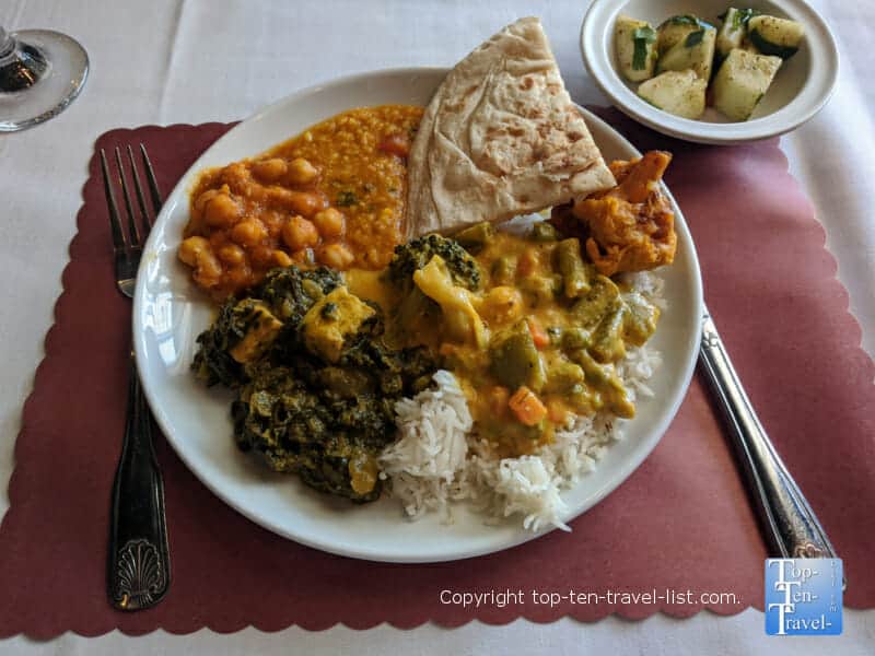 Great lunch buffet at Sangam Indian Cuisine in Cornelius, North Carolina