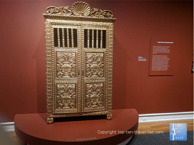 Ancient artwork at The Mint Museum in Charlotte, North Carolina