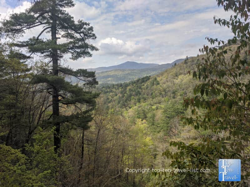 Mountain scenery in Highlands, North Carolina