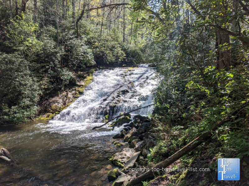 Indian Creek Falls along the Three Waterfalls Loop in the Smokies