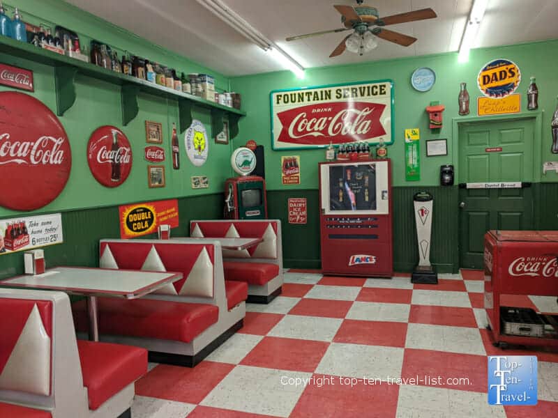 Old time Soda Fountain in downtown Bryson City