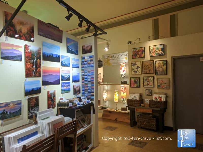 Beautiful art work at Kress Emporium in Asheville, North Carolina