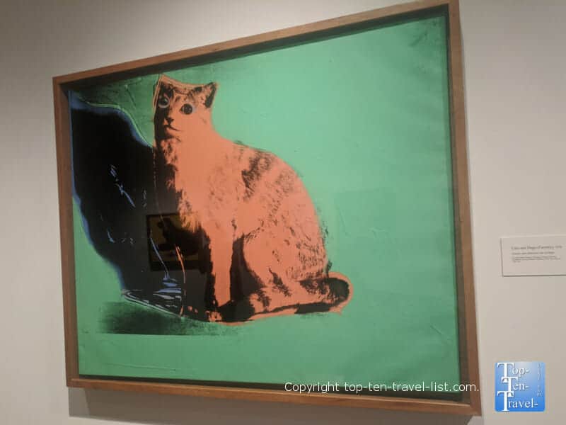 Cat portrait at The Andy Warhol Museum in Pittsburgh