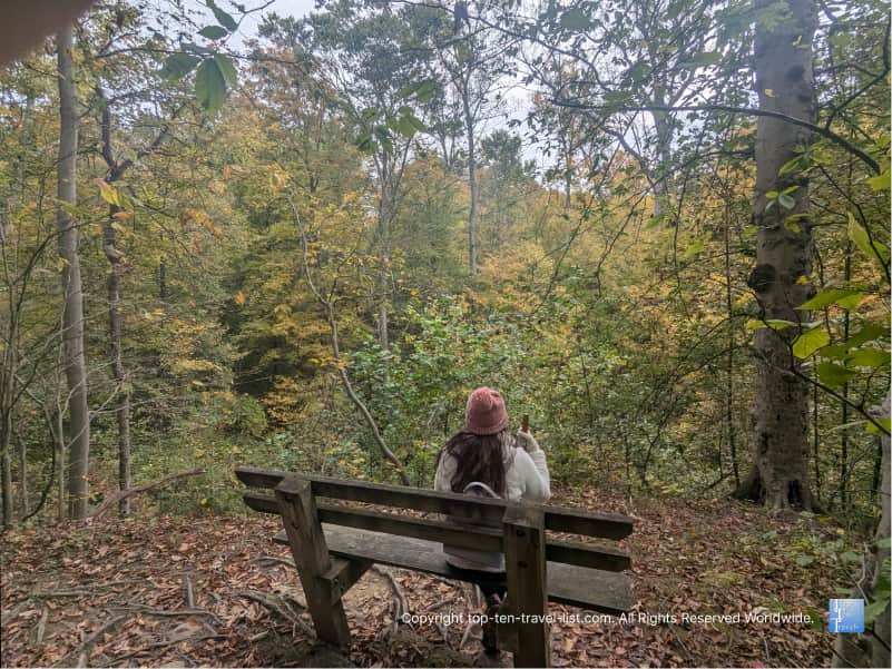 Enjoying the fall colors at Cuyahoga Valley National Park in Ohio