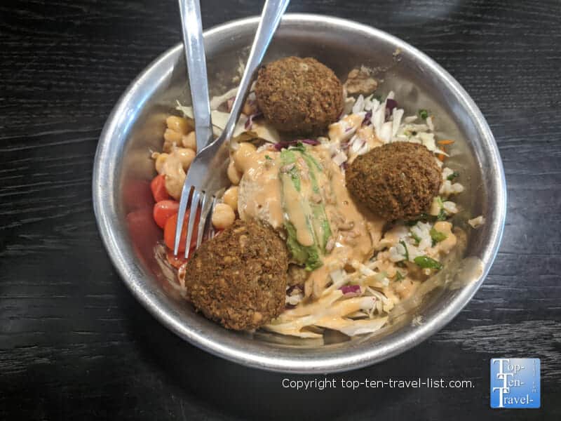 Tigris bowl at Green Sage Cafe in Asheville