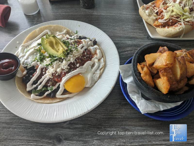 Huevos Rancheros at Marina Cantina in Clearwater, Florida 