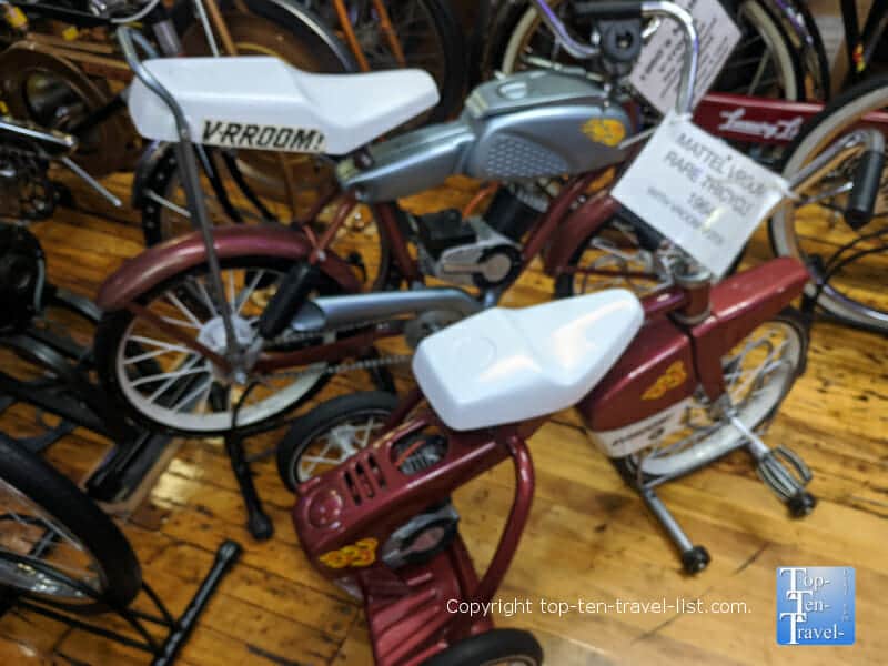 Mattel Vroom tricycle at Bicycle Heaven in Pittsburgh