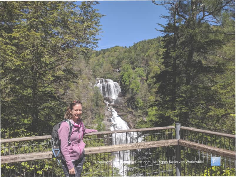 Overlook at Whitewater Falls on the NC/SC border