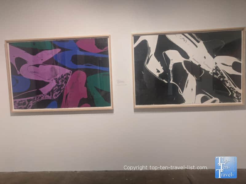 Shoes at The Andy Warhol Museum in Pittsburgh, PA