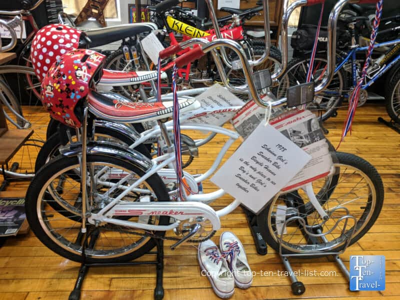 Boys and girls Schwinn Stingray Sneaker Bikes at Bicycle Heaven in Pittsburgh