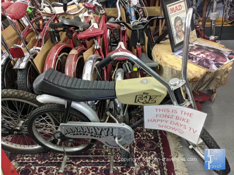 Happy Days Fonz bike at Bicycle Heaven in Pittsburgh