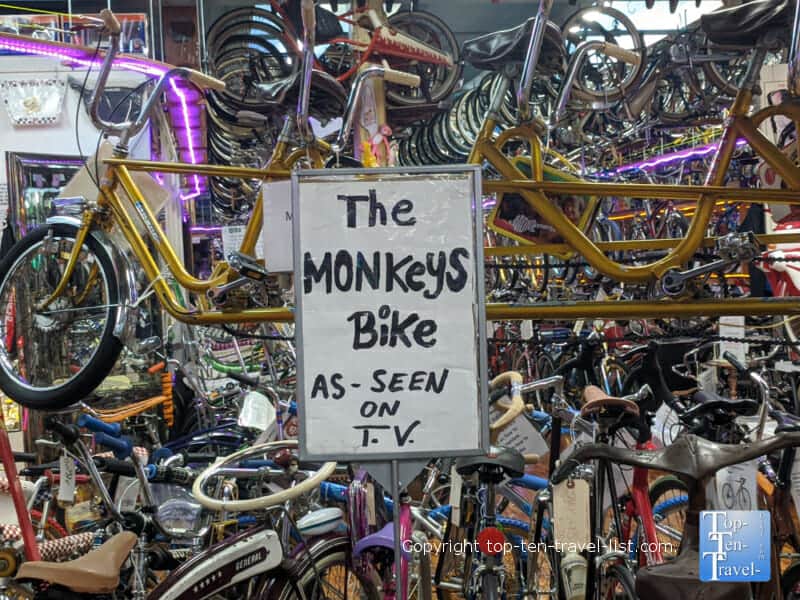 The Monkees bike at Bicycle Heaven in Pittsburgh 
