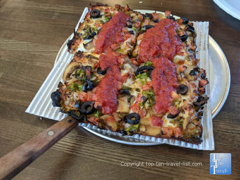 Veggie Pi at PI Squared Pizza in Arden, North Carolina