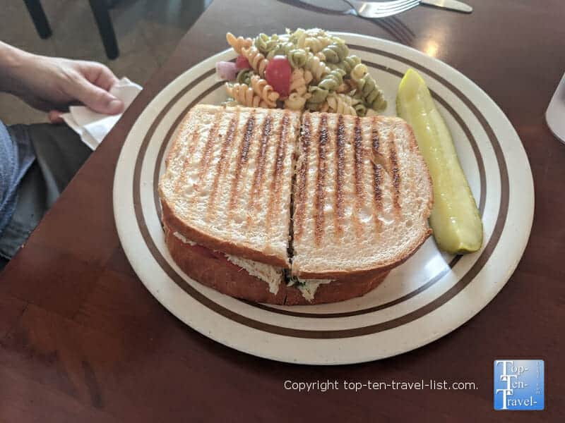 Veggie sandwich at Roman's
