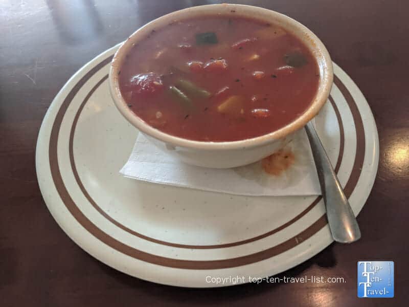 Veggie soup Romans Asheville
