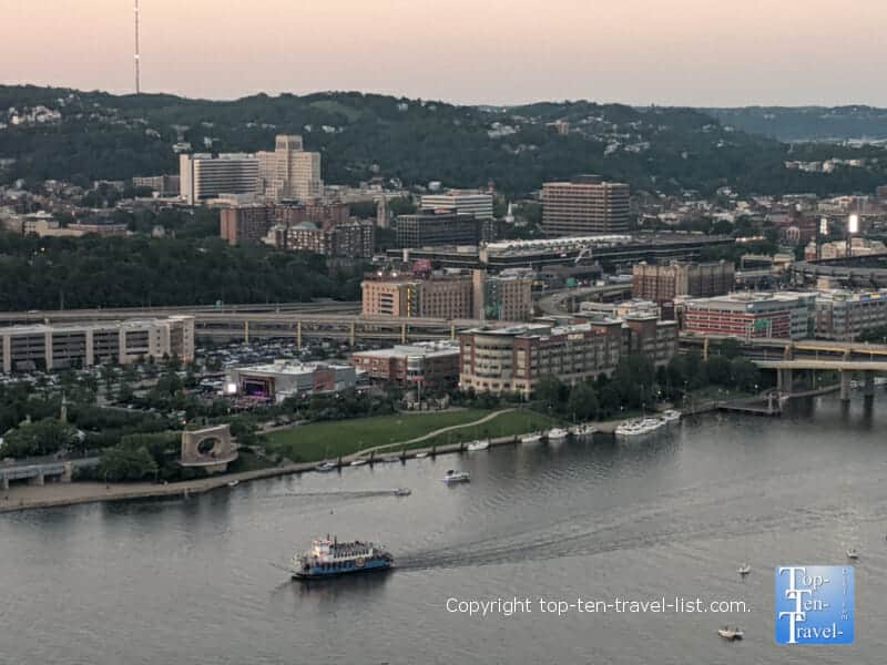 Gateway Clipper cruise in downtown Pittsburgh
