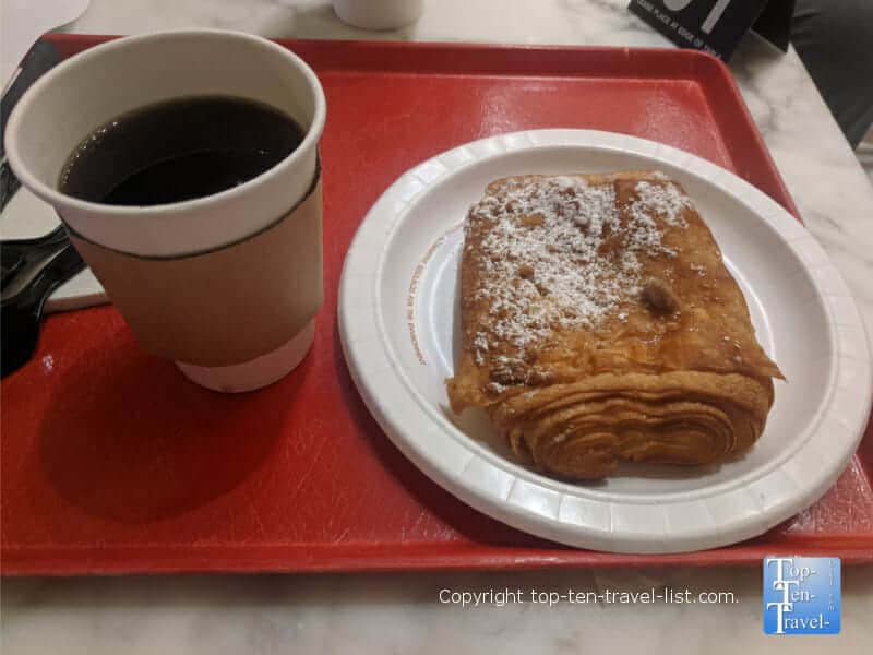 Chocolate croissant at Bread and Butter at the Borgata casino