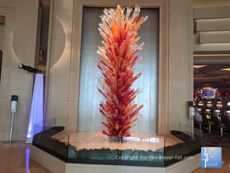 Chihuly sculpture at The Borgata in Atlantic City