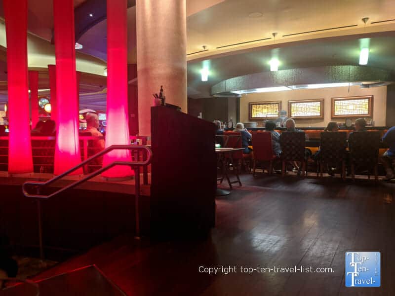 Colorful ambiance at NOW at The Borgata in Atlantic City