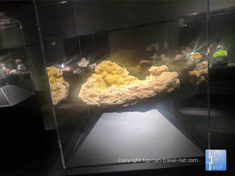 Hall of Minerals and Gems at The Carnegie Museum of Natural History in Pittsburgh