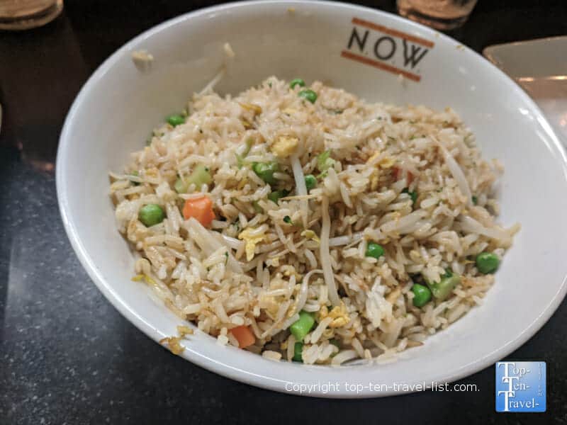 Veggie fried rice at Noodles of the World