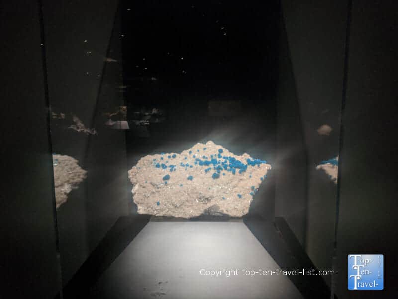 Hall of Minerals and Gems at The Carnegie Museum of Natural History in Pittsburgh