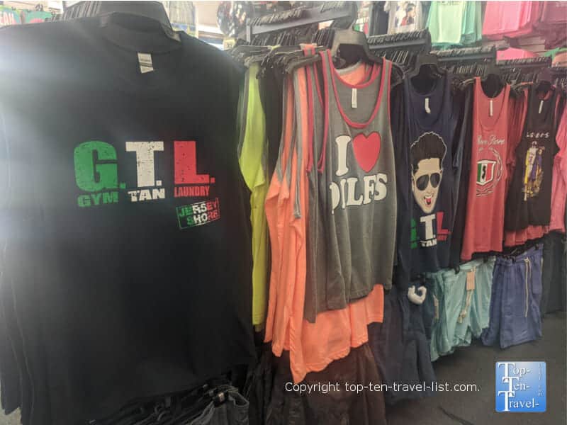 Jersey Shore TV t-shirts at The Shore Store in Seaside Heights
