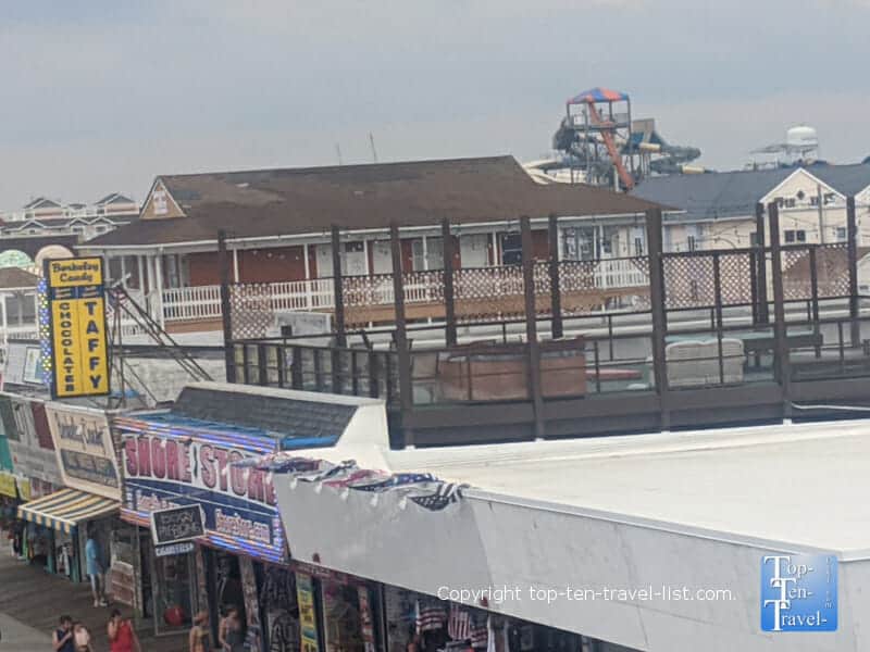Rooftop hot tub from the Jersey Shore TV show in Seaside Heights, NJ