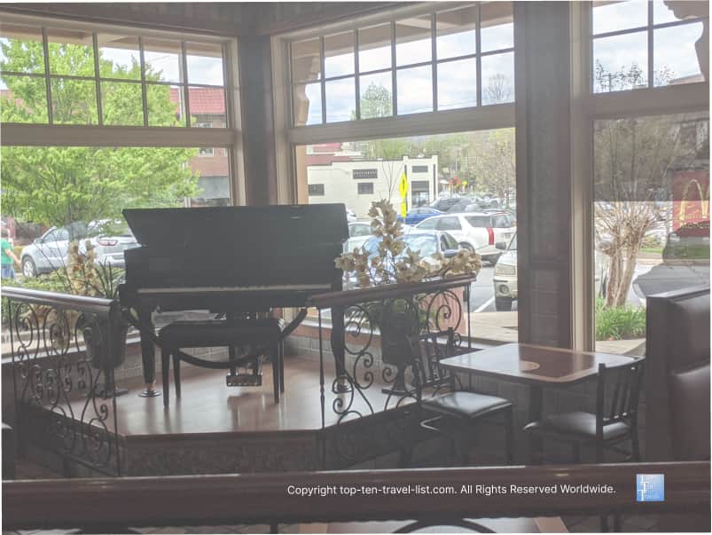 PIano that plays by itself at the fanciest McDonald's in Asheville