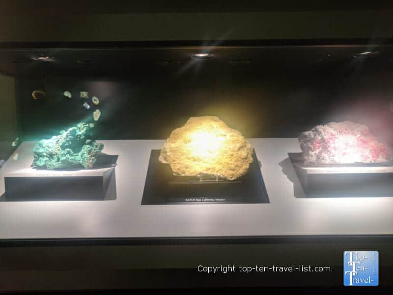 Hall of Minerals and Gems at The Carnegie Museum of Natural History in Pittsburgh
