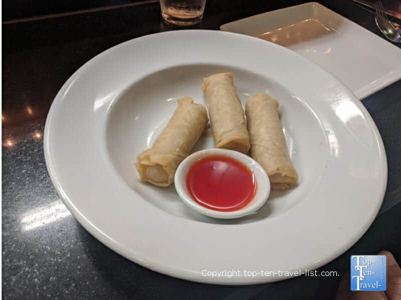 Spring rolls at Noodles of the World