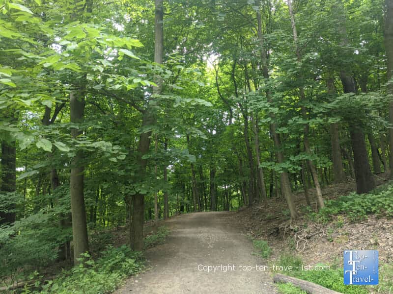 North-South Clayton loop at Frick Park in Pittsburgh