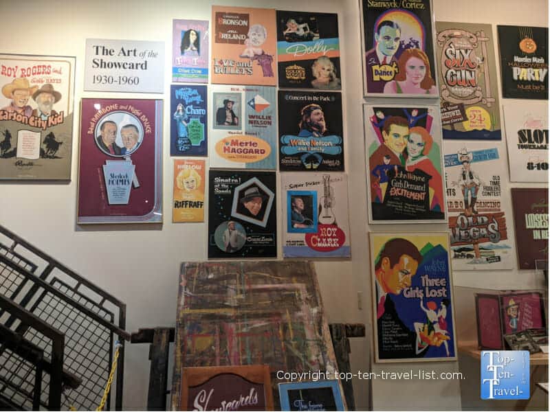 Movie showcards at The American Sign Museum in Cincinnati, Ohio