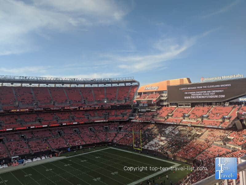 First Energy Stadium in Cleveland, Ohio 