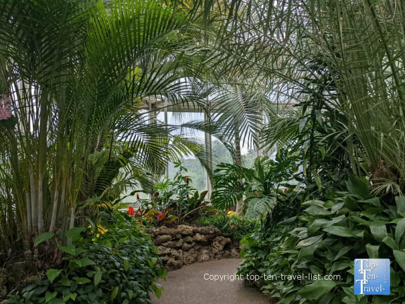 Pretty gardens at Phipps Conservatory in Pittsburgh