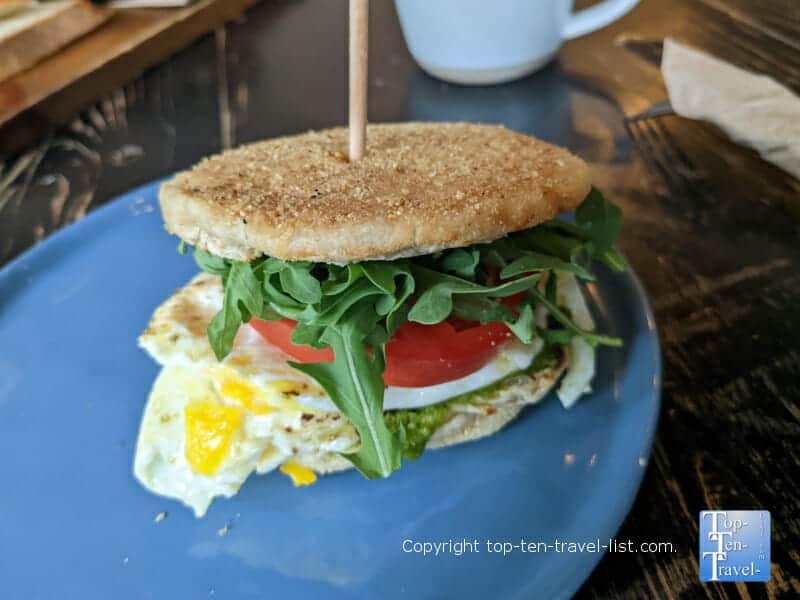 Breakfast Sammie at Mediterra Cafe in Sewickley, PA