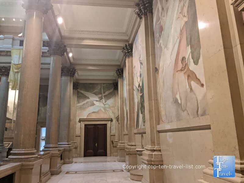 Amazing murals at the Carnegie Museum of Art in Pittsburgh, PA