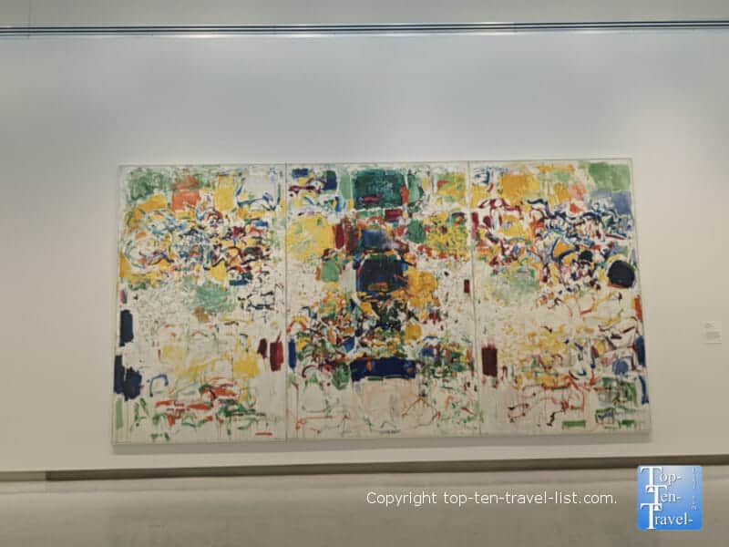 Colorful modern art piece at the Carnegie Museum of Art in Pittsburgh, PA