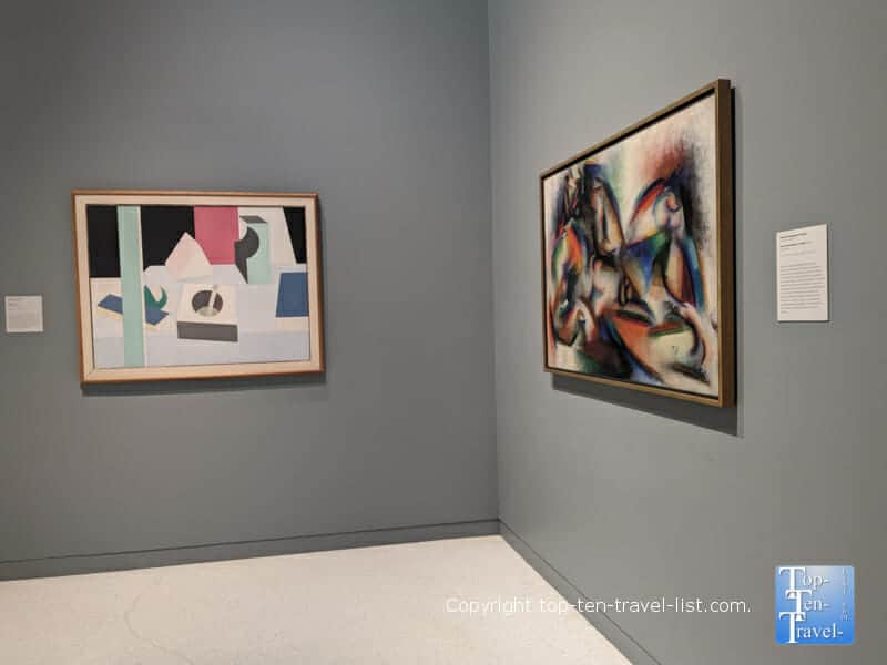 Contemporary art section at the Carnegie Museum of Art in Pittsburgh, PA